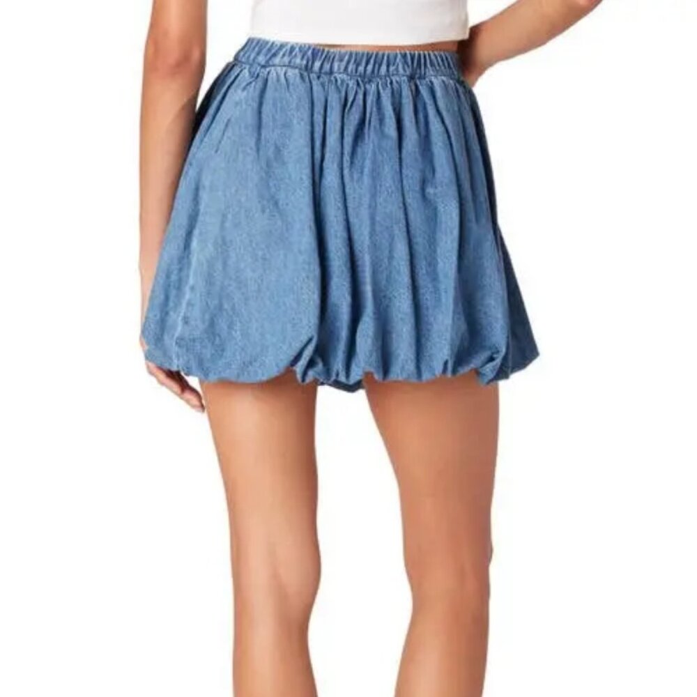 BlankNYC Balloon Denim Mini Skirt - Picture 4 of 4